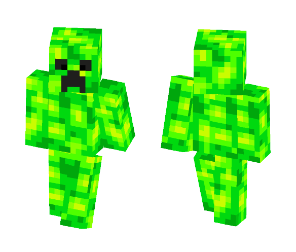 Green lava creeper - Interchangeable Minecraft Skins - image 1