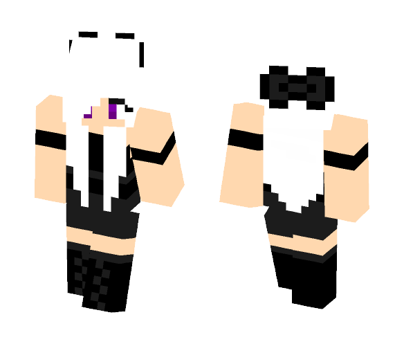 Girl In Black - Girl Minecraft Skins - image 1