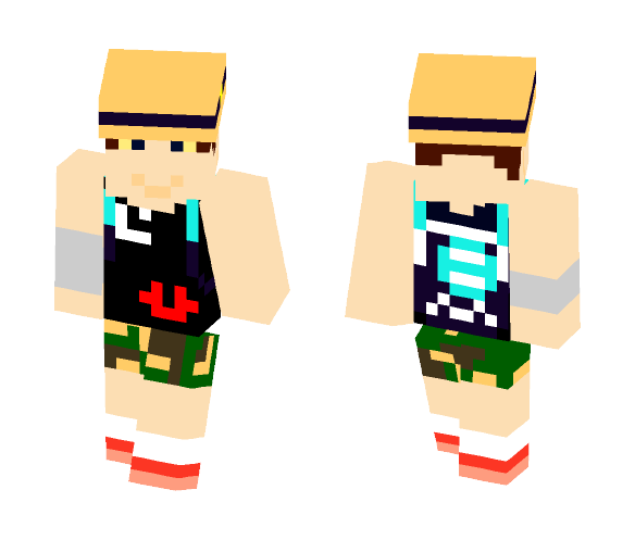 Download Free Me on Pokemon Sun Skin for Minecraft image 1 Me on Pokemon Sun - Male Minecraft Skins - image 1