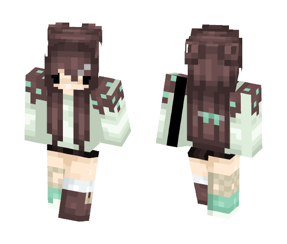 ⌘Mint Ice Cream⌘ ~Ink - Female Minecraft Skins - image 1