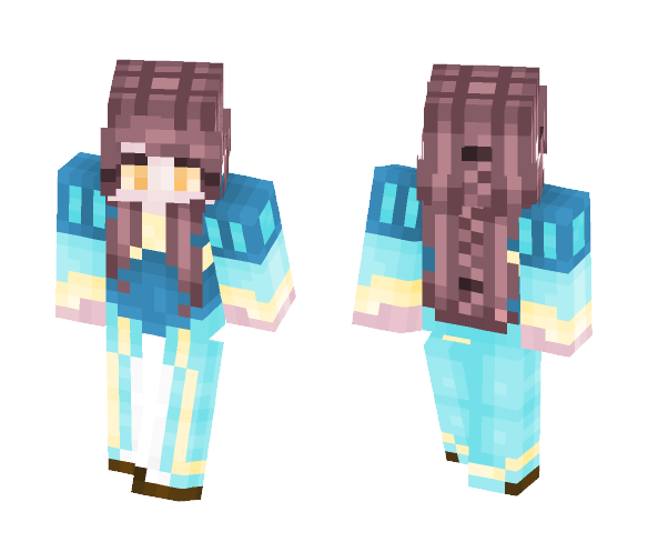 Download Free Auburn the Noble Woman Skin for Minecraft image 1 Auburn the Noble Woman - Female Minecraft Skins - image 1