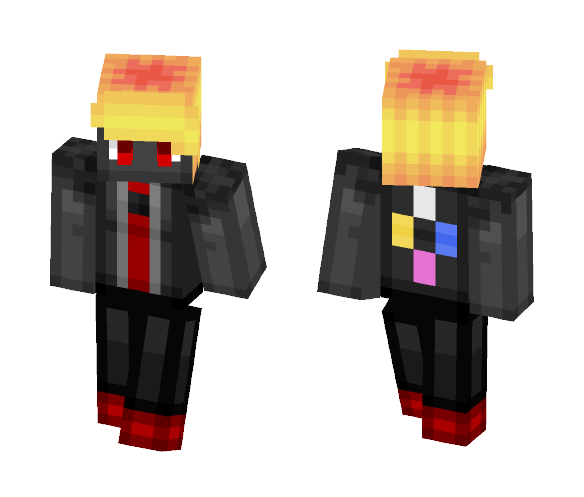 Obsidian -Steven Universe Gemsona- - Male Minecraft Skins - image 1