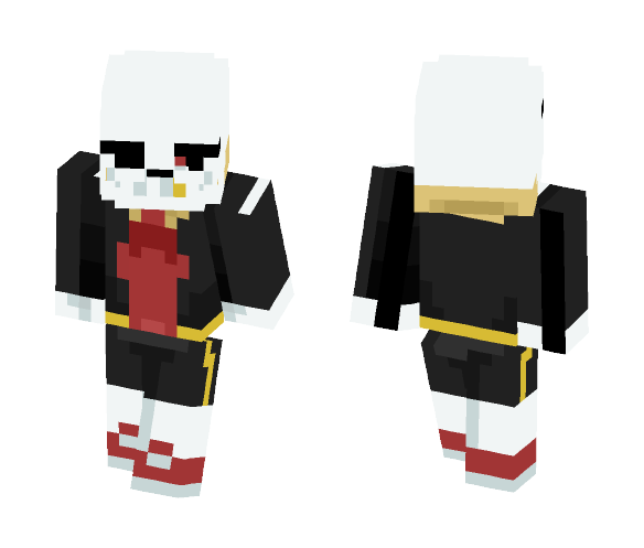 Underfell Sans - Male Minecraft Skins - image 1