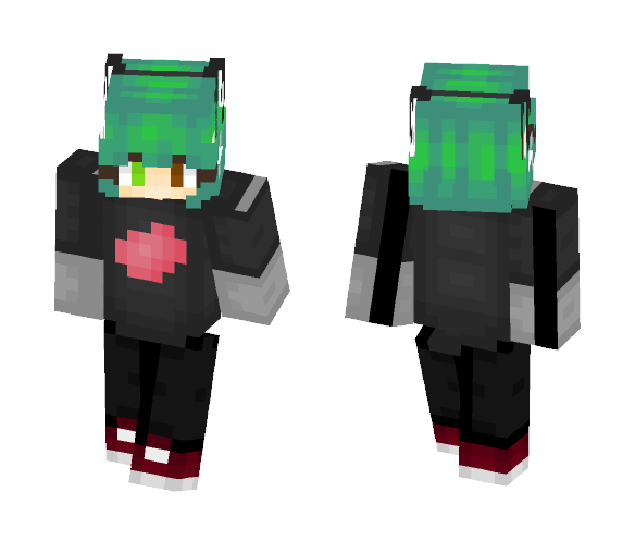 I redesigned my OC :^) - Female Minecraft Skins - image 1