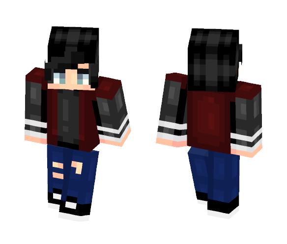 Red Vest ~Ūhhh~ - Male Minecraft Skins - image 1