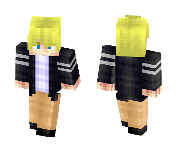 Download Free Minato_4thHokage Skin for Minecraft image 1 Minato_4thHokage - Male Minecraft Skins - image 1