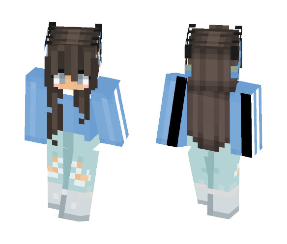 Tumblr girl - Girl Minecraft Skins - image 1