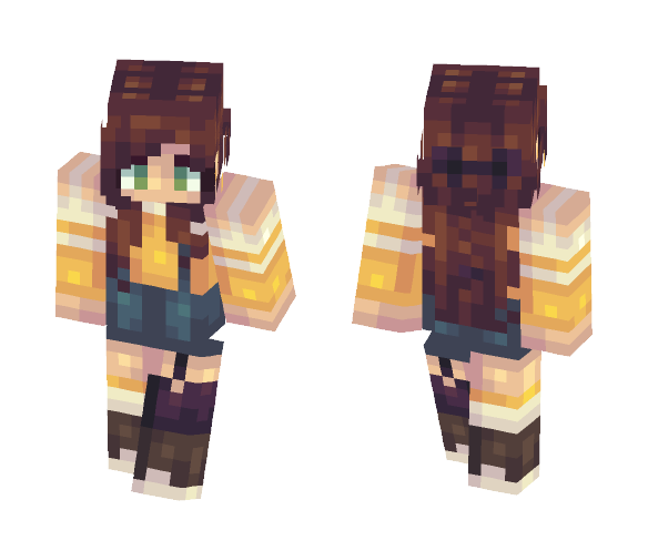 Yellow - Female Minecraft Skins - image 1