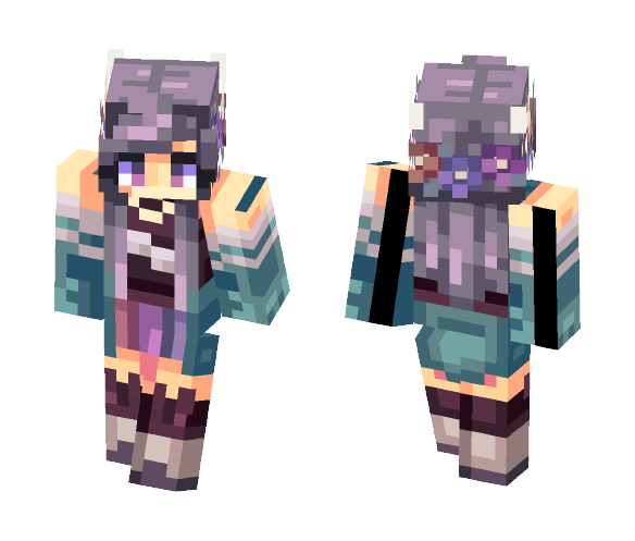 Download Free Aurora (Skin Trade with Ambience) Skin for Minecraft image 1 Aurora (Skin Trade with Ambience) - Female Minecraft Skins - image 1