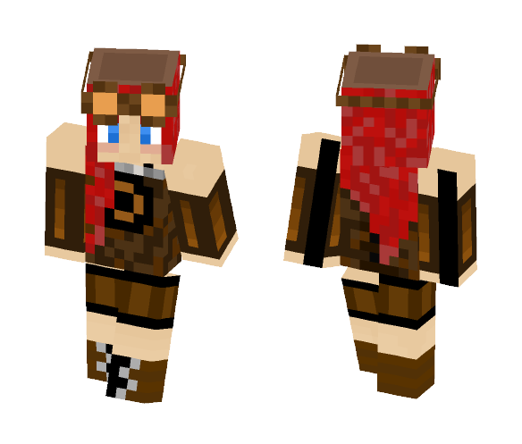 Steampunk girl (request) - Girl Minecraft Skins - image 1