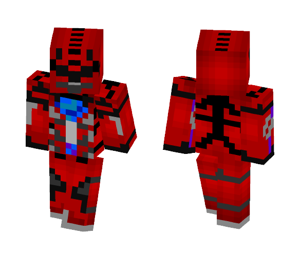 Red ranger 2017 movie - Male Minecraft Skins - image 1