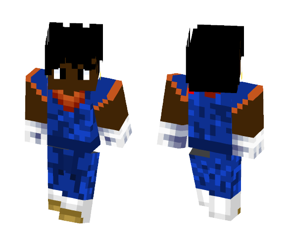Black Vegito - Male Minecraft Skins - image 1