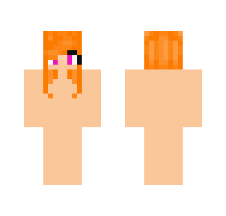 Bright Orange Skin Base - Female Minecraft Skins - image 2
