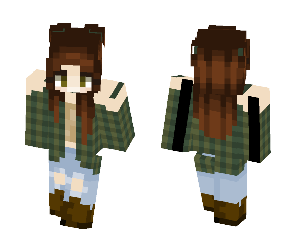 Download Free Taurus // Zodiac Series Skin for Minecraft image 1 Taurus // Zodiac Series - Female Minecraft Skins - image 1