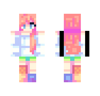 Coral reef at dawn - Female Minecraft Skins - image 2