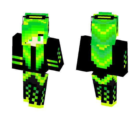 Green emerald - Female Minecraft Skins - image 1