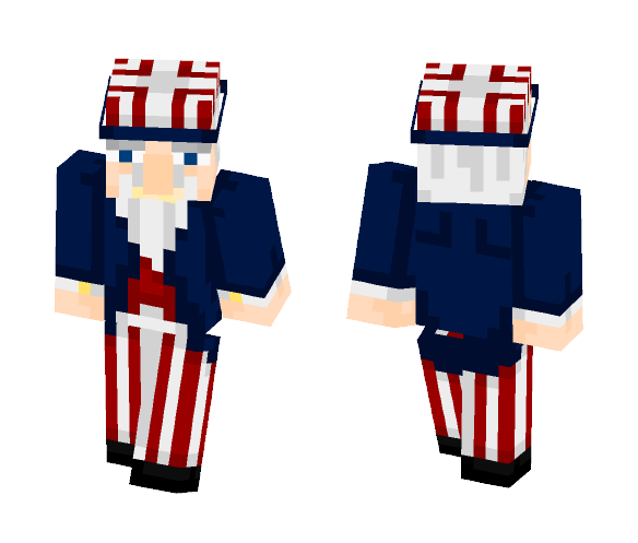 Patriotic Nutcracker (Request) - Male Minecraft Skins - image 1