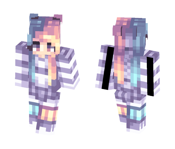 cotton candy // many yums - Female Minecraft Skins - image 1