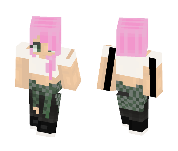 Download Free Mystery Girl Skin for Minecraft image 1 Mystery Girl - Girl Minecraft Skins - image 1