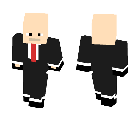 Agent 47-True Form - Male Minecraft Skins - image 1