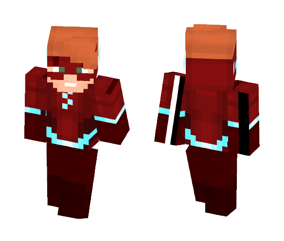 Kid Flash Rebirth - Male Minecraft Skins - image 1