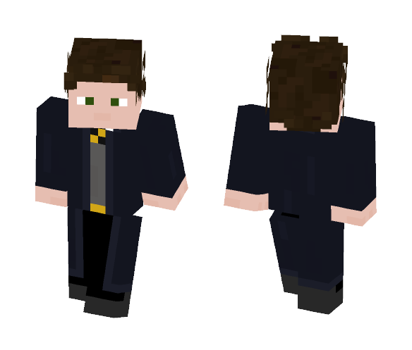 Hufflepuff Guy (Layered!) - Male Minecraft Skins - image 1