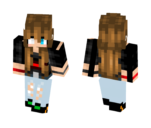 Markiplier Fan // Herobette - Female Minecraft Skins - image 1