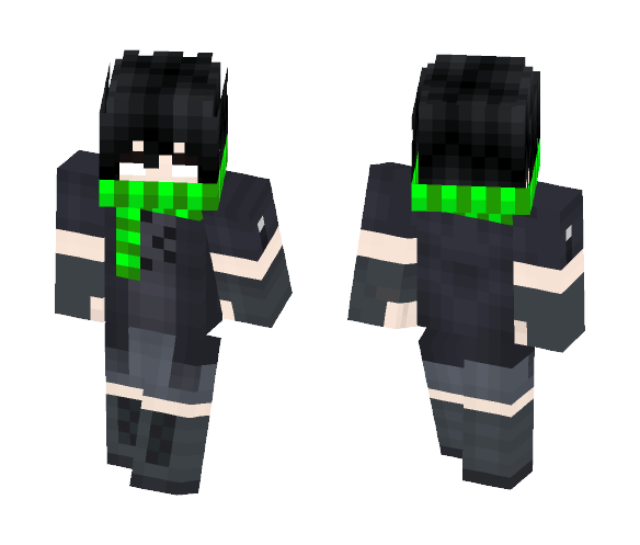 Herobrine guy with scarf - Herobrine Minecraft Skins - image 1