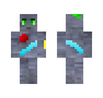 Cobblestone Man With Ore - Male Minecraft Skins - image 2