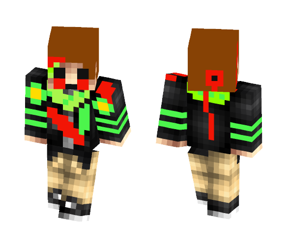 Creepypasta Jettems - Male Minecraft Skins - image 1
