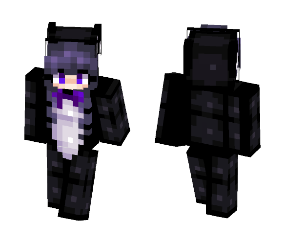 Black Onesie - Female Minecraft Skins - image 1