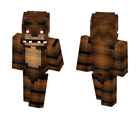Freddy FazBear (Red Eyes) - Other Minecraft Skins - image 1