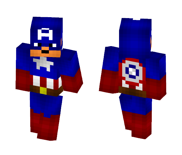 Captain America - Comics Minecraft Skins - image 1