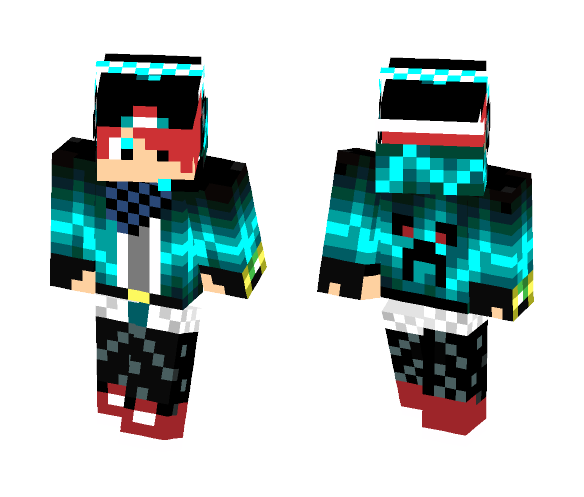 Lightning cool guy - Male Minecraft Skins - image 1