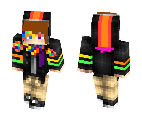 Rainbow Jettems - Male Minecraft Skins - image 1