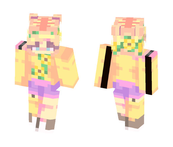 Sunflowers// story - Female Minecraft Skins - image 1