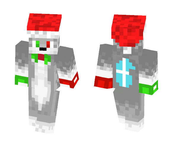 Christmas Wolf - Christmas Minecraft Skins - image 1