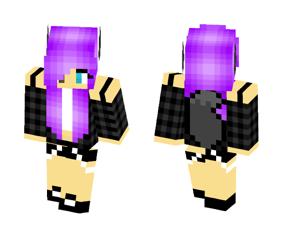 wolf girl - Girl Minecraft Skins - image 1