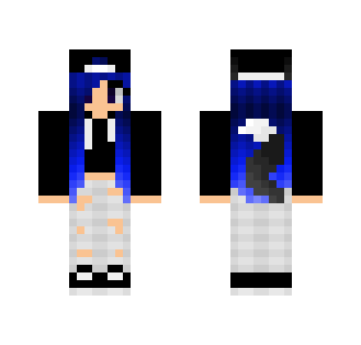 blue wolf girl