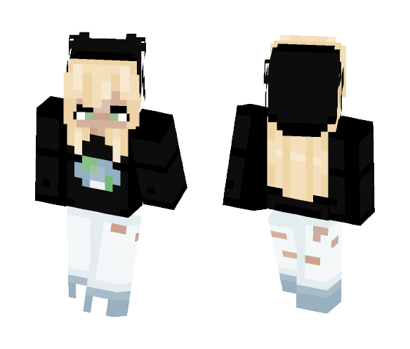 my glasses broke fml - Female Minecraft Skins - image 1