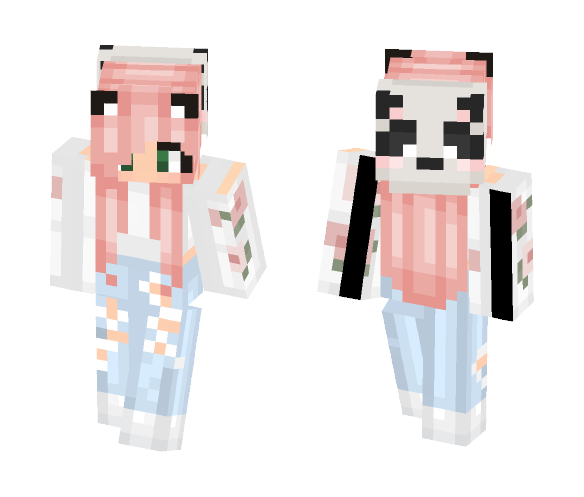 Panda Girl :3 - Girl Minecraft Skins - image 1