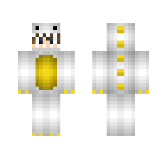 White and Gold Dino