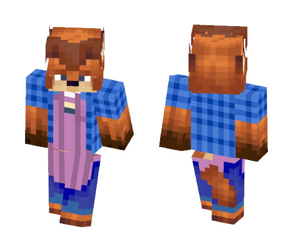 Gideon Grey Zootopia - Male Minecraft Skins - image 1