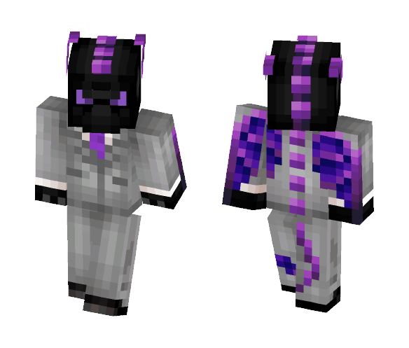 Ender Dragon in suit - Male Minecraft Skins - image 1