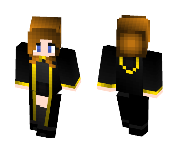 [ Z ] Hufflepuff (Female) - Female Minecraft Skins - image 1