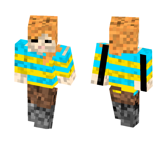 Undercraft-Frisk - Female Minecraft Skins - image 1