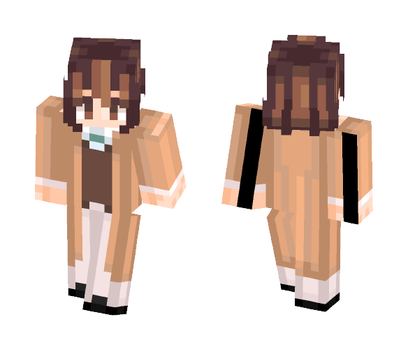 Bungou stray dogs Dazai Osamu - Male Minecraft Skins - image 1