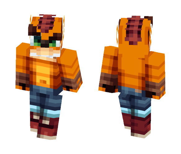 Crash Bandicoot - Male Minecraft Skins - image 1