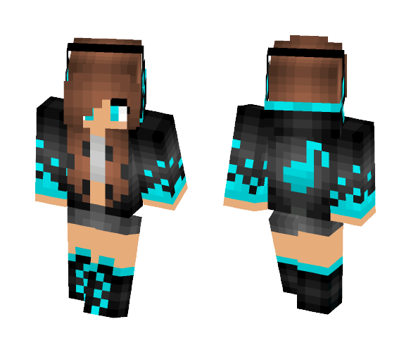 Music girl (I ran out of ideas:p) - Girl Minecraft Skins - image 1