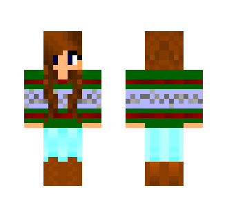 Brown Haired Girl Skin